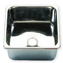 BARKA STAINLESS STEEL SINK 13" x 13" x 7"D