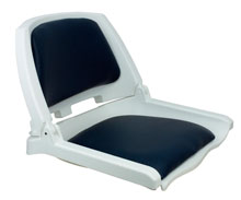 SPRINGFIELD SEAT WHITE/SOLID BLUE CUSHION