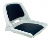 SPRINGFIELD SEAT WHITE/SOLID BLUE CUSHION
