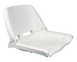 SPRINGFIELD FOLD DOWN SEAT WITHOUT CUSHION (WHITE)