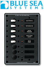 8 CIRCUIT "DC" PANEL