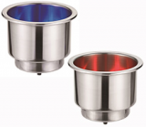 LED STAINLESS STEEL DRINK HOLDER