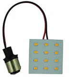 "LED" BULB  BA-15S-12SQ-WW