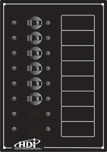 HDI (8-CTT.) DC PANEL (12/24V)