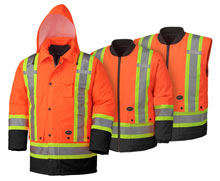 PIONEER 6 IN 1 PARKA 5020BB,(ORANGE)