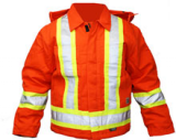 WORK KING INSULATED DUCK JACKET WITH REFLECTIVE,(O