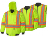 PIONEER 6 IN 1 INSULATED COAT WITH REFLECTIVE (YEL