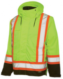 WORK KING 5 IN 1 INSULATED PARKA-REFLECTIVE (YELLO