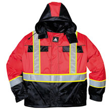 DJUPVIK 4" JACKET (RED/BLACK)