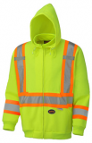 PIONEER HI VIZ HOODIE #6925(YELLOW)