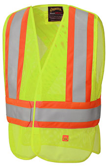 PIONEER "FLAME RETARDANT" SAFETY VEST (YELLOW)