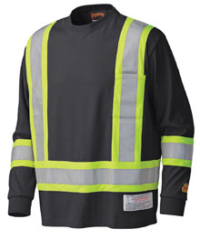 PIONEER FLAME RESISTANT LONG SLEEVE SHIRT,REFLECTI