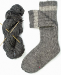 HOME KNIT SHEEP'S WOOL SOCKS