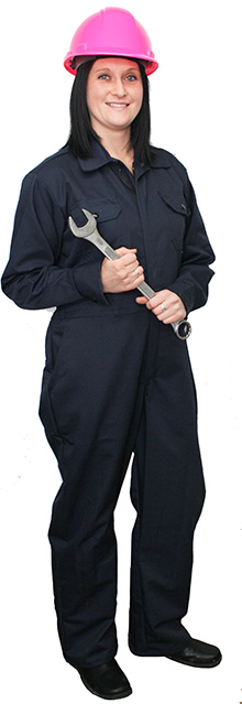 LADIES BIG AL COVERALLS (NAVY)