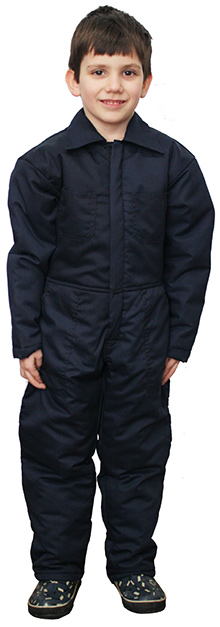 BIG-AL KIDS INSULATED COVERALL (NAVY)