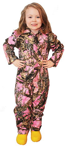 Pink cheap camo coveralls