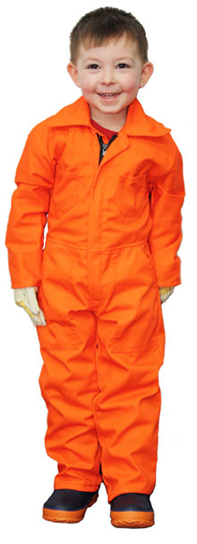 Departments - BIG AL KIDS COVERALL (ORANGE)