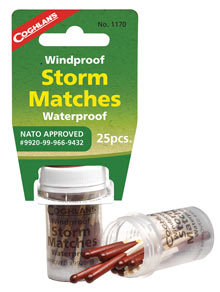 WINDPROOD/WATERPROOF MATCHES