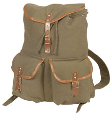 VINTAGE CAMPER PACKSACK (OLIVE)