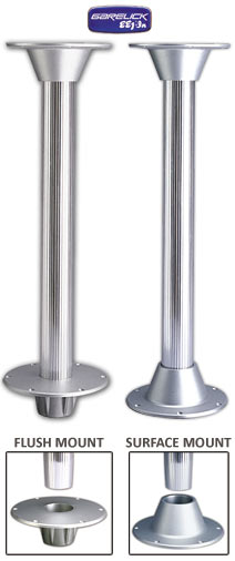 STOWABLE TABLE PEDESTALS