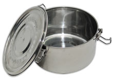 6" STAINLESS STEEL PUDDING STEAMER