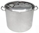 14 LITRE STAINLESS STEEL HEAVY STOCK POT