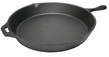 16" BLACK OIL CAST IRON FRYING PAN