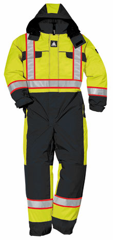 DJUPVIK 4" COVERALL (YELLOW/BLACK)