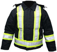 WORK KING INSULATED DUCK JKT,WITH REFLECTIVE (NAV