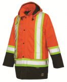 TOUGH DUCK INSULATED PARKA WITH REFLECTIVE(ORANGE)