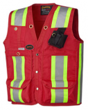 STORM MASTER "SURVEYORS" VEST (RED)