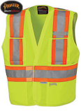 POLYESTER INTERLOCK SAFETY VEST