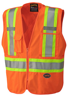 PIONEER CSA ZIPPER VEST (ORANGE)