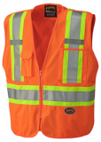 PIONEER CSA ZIPPER VEST (ORANGE)