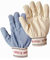 KCL 715 DuraFit Nitrile Cotton Liner Rough Super Grip Glove Black