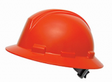 DYNAMIC CSA FULL BRIM HARD HAT,RED