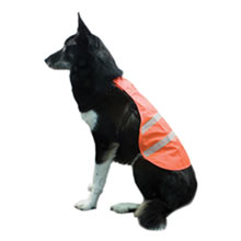 ORANGE DOG VEST WITH REFLECTIVE