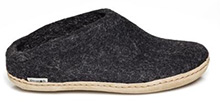 GLERUPS FELT SLIPPER (BLACK)