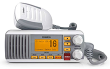 UNIDEN UM385 VHF RADIO (WHITE)