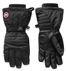 CANADA GOOSE LADIES ARCTIC DOWN GLOVES (BLACK)