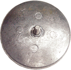 ROUND RUDDER ZINC ANODES