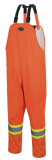 PIONEER "THE ROCK" HI-VIZ WATERPROOF SAFETY BIB PANTS (ORANGE)