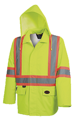 PIONEER "THE ROCK" HI-VIZ WATERPROOF SAFETY JACKET (YELLOW)