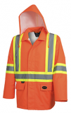 PIONEER "THE ROCK" HI-VIZ WATERPROOF SAFETY JACKET (ORANGE)