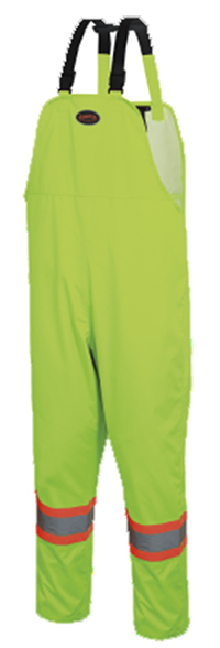 PIONEER "THE ROCK" HI-VIZ WATERPROOF SAFETY BIB PANTS (YELLOW)