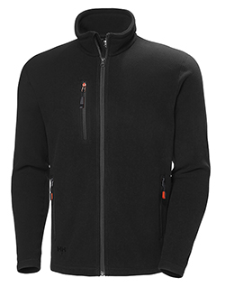 HELLY HANSEN OXFORD FLEECE JACKET (BLACK)