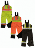 WORK KING INSULATED SAFETY BIB PANTS