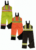 TOUGH DUCK INSULATED SAFETY BIB PANTS