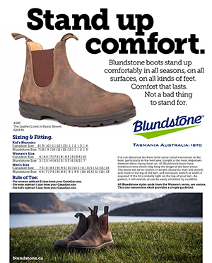 Departments BLUNDSTONE SIZING CHART