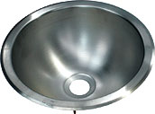 STAINLESS ROUND SINK (9 7/8"DIA.)